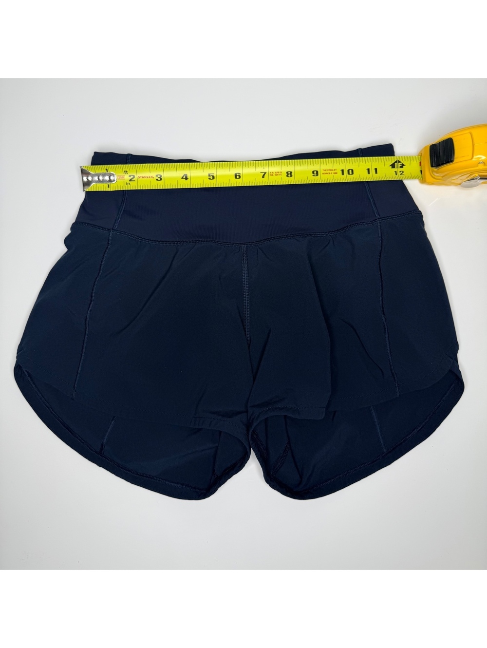 Lululemon Women’s Speed Up Short Long High-Rise 4" Size 0 Tall True Navy - Picture 6 of 7